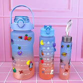 Combo x 3 termos motivacional con pines